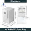 모델 # VCA-RDB95 삼성 Jet Bot AI+/Jet Bot+ 진공 청소 스테이션용 진공 공기 필터 먼지 봉투