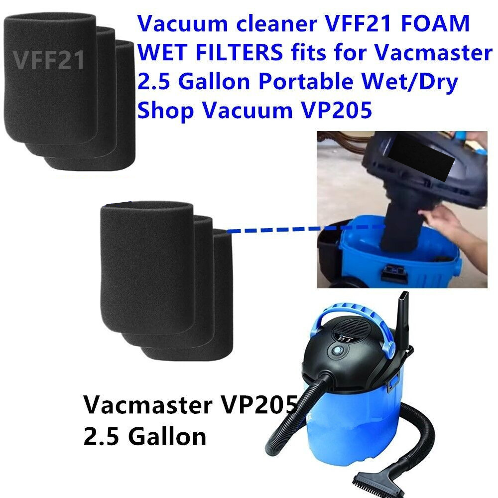 VACMASTER 4갤런 산업용 모터 VF408 VP205용 VFF21 진공 폼 습식 필터