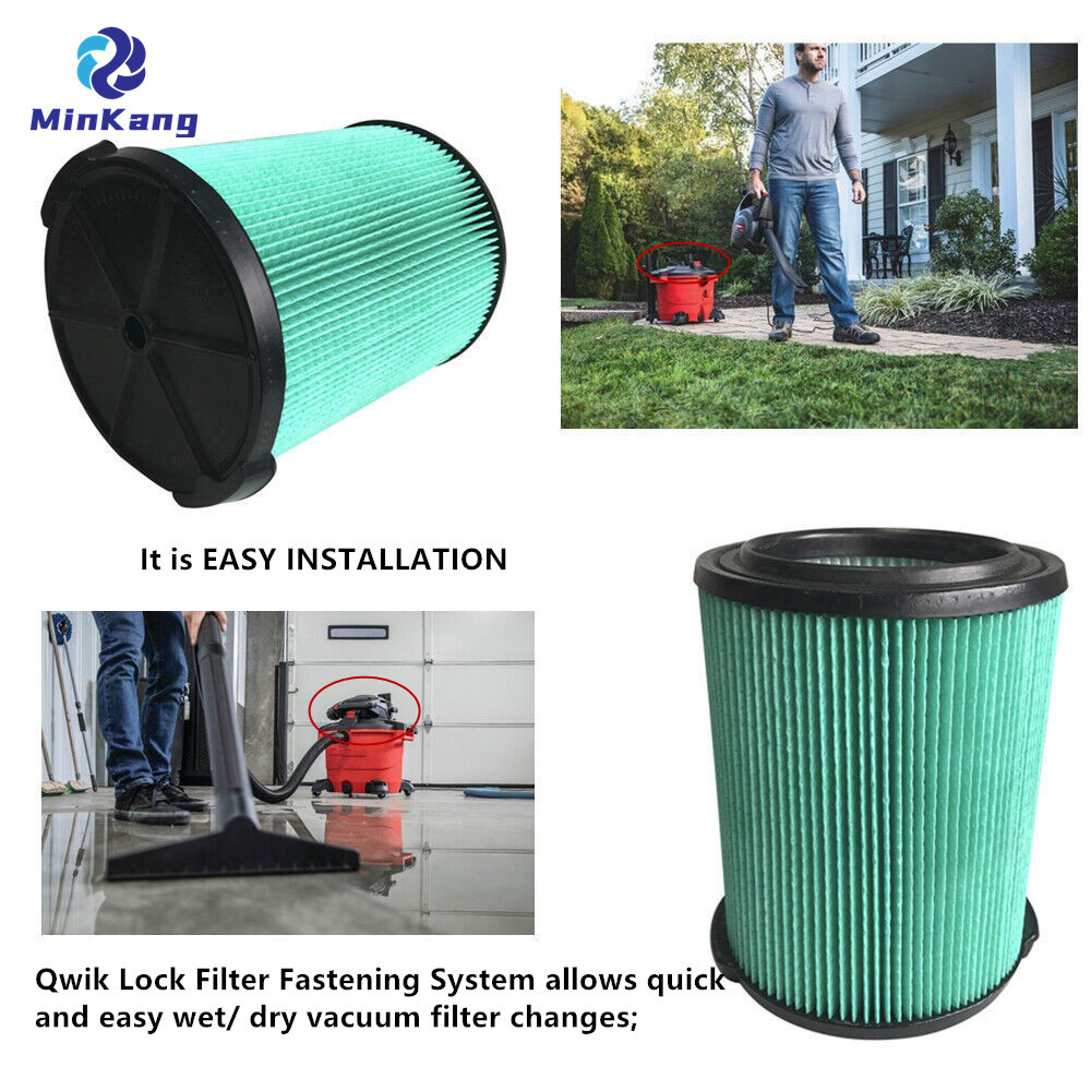 녹색 38753 9-38753CRAFTSMAN CMXZVBE38753용 카트리지 진공 HEPA 필터HEPA 미디어 습식/건식 Vac 필터