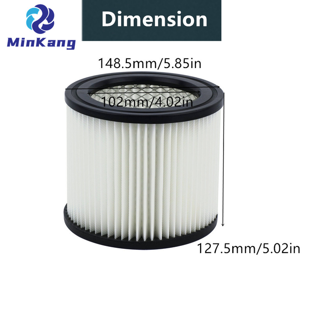 90398 습식/건식 작업장 Vac용 AA 카트리지 HEPA 필터 H87S550A 진공 청소기 