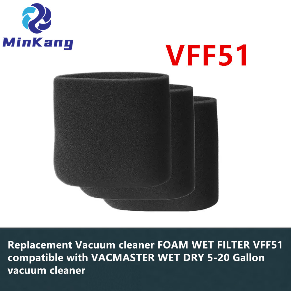 VACMASTER WET DRY 5-20갤런 진공청소기용 교체용 VFF51 폼 필터