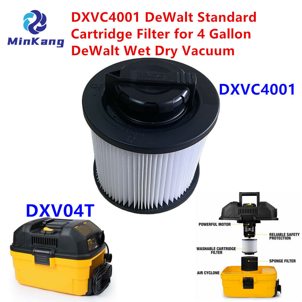 DeWalt 4갤런 습식용 흰색 DXVC4001 표준 카트리지 필터건식청소기 부품
