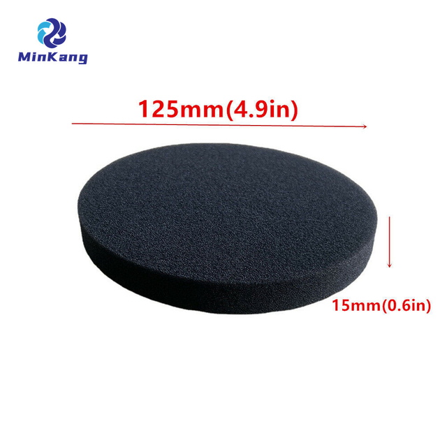 썰매 컴팩트 700W 0.6 리터 Silent 76 DB의 Karcher VC3 진공 청소기 용 검정색 스폰지 폼 필터