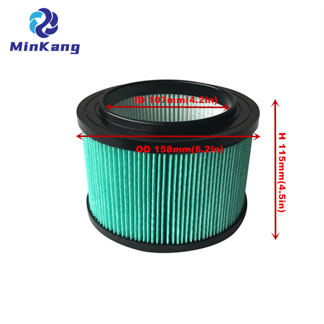 9-16950 1988년 이후 제작된 Craftsman 대부분의 3 또는 4갤런 진공용 진공 HEPA 소재 필터  