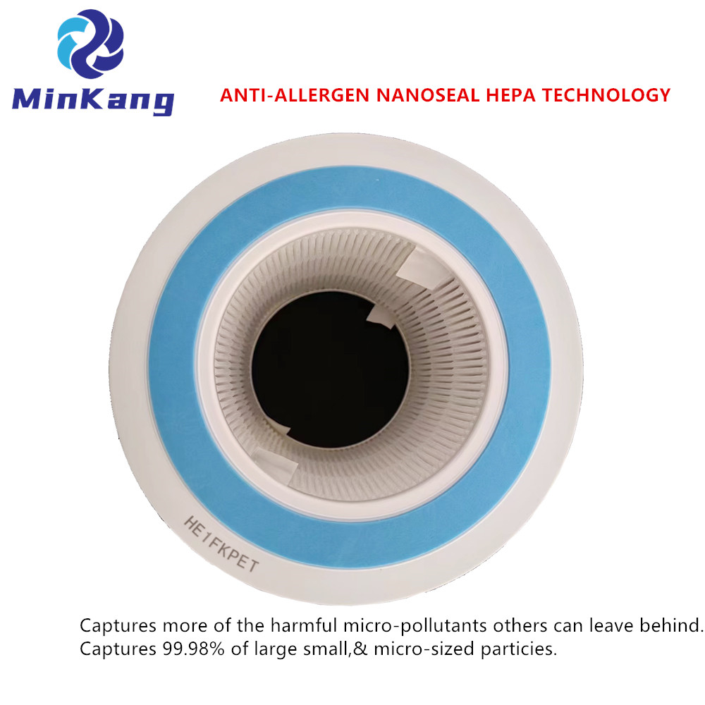 상어 공기 청정기 활성탄 여과 시스템용 교체용 3-in-1 True HEPA 카트리지 진공 필터