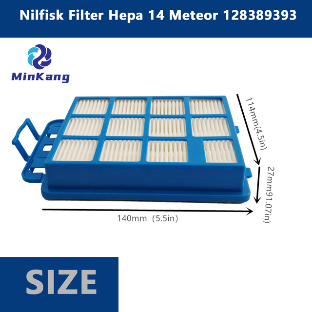 Nilfisk 필터 Hepa 14 Meteor 128389393 진공 청소기 부품용 진공 HEPA 필터 교체