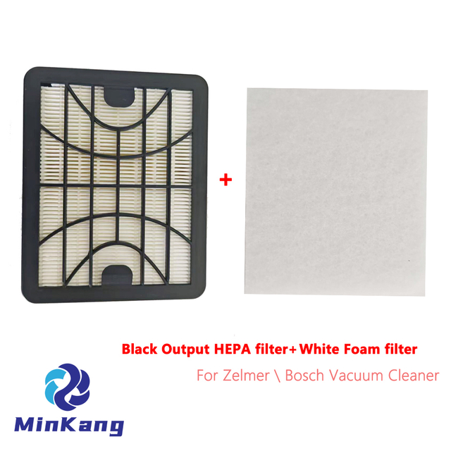 Zelmer 용 출력 HEPA 필터+폼 필터 키트 Bosch 진공 청소기 