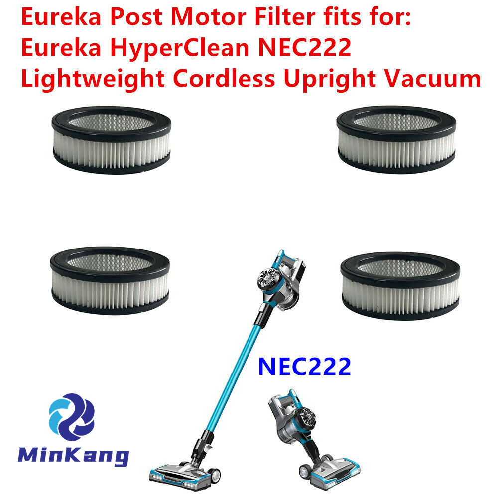 HyperClean NEC222 경량 무선 직립형 진공청소기용 유레카 포스트 모터 필터