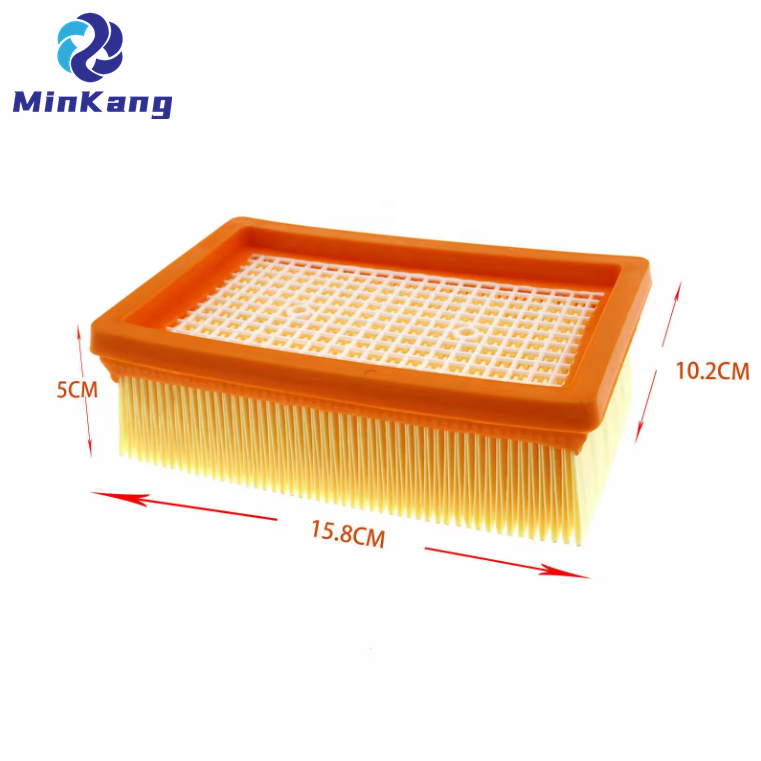 부품 번호 #2.863-005.0 Karcher MV4 MV5 MV6 습식 및 건식 진공 청소기 부품용 Flat-Pleated HEPA 필터 