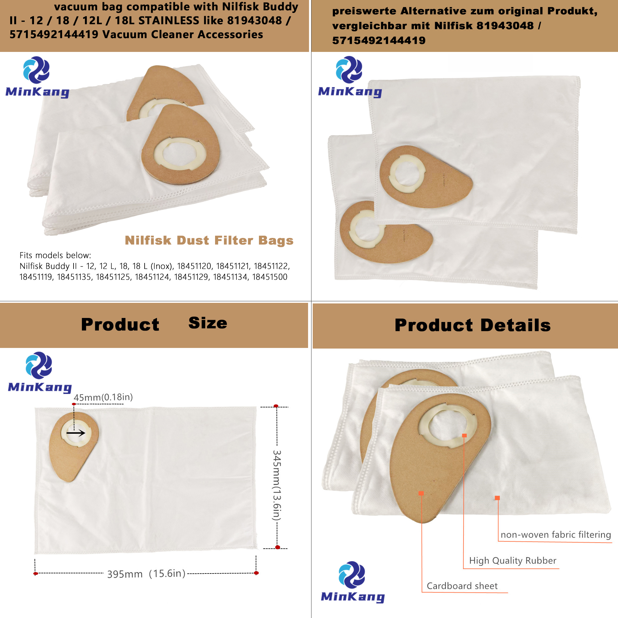호환되는 hepa 종이 필터 네트 커버