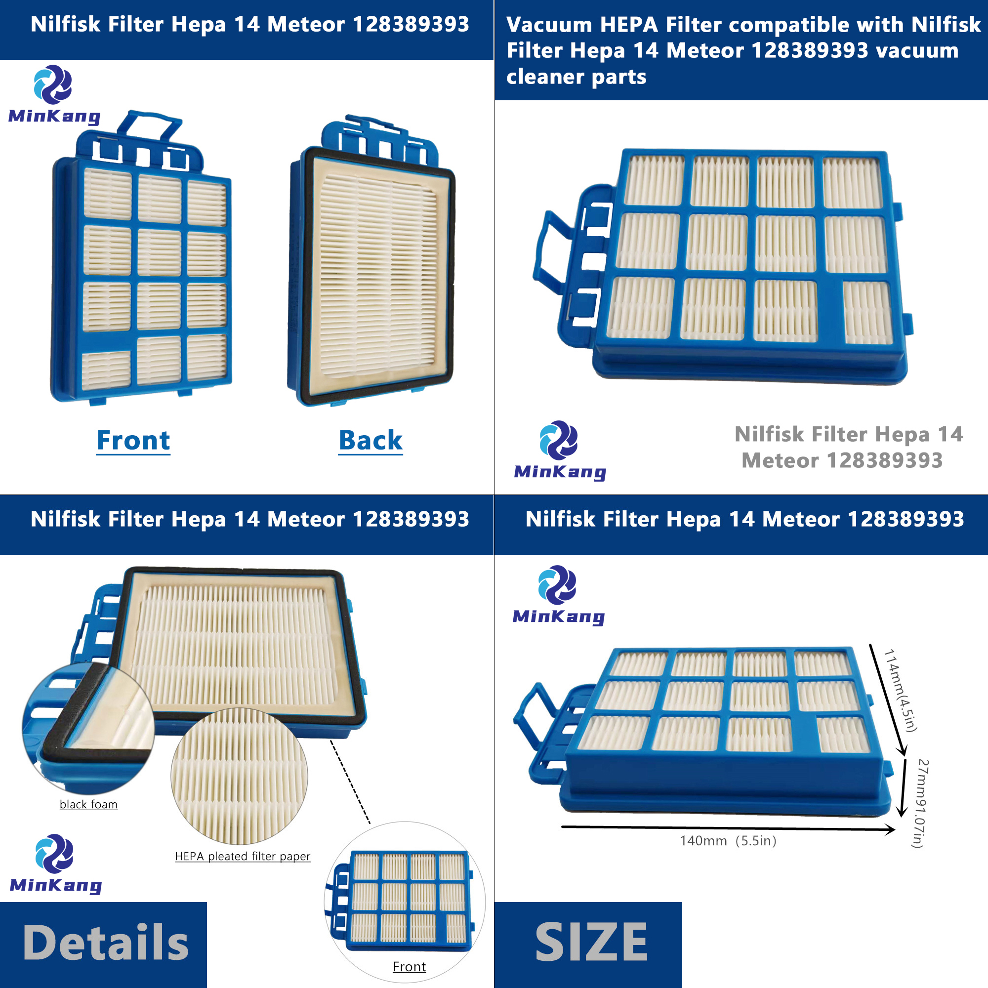 Nilfisk Hepa 14 필터