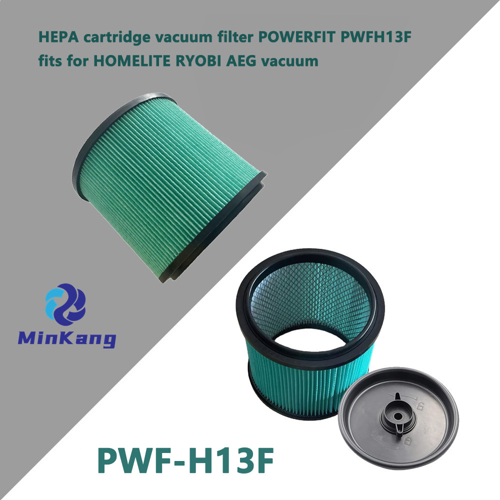 POWER FIT HOMELITE RYOBI AEG 진공용 녹색 PWF-H13F HEPA 카트리지 진공 필터 