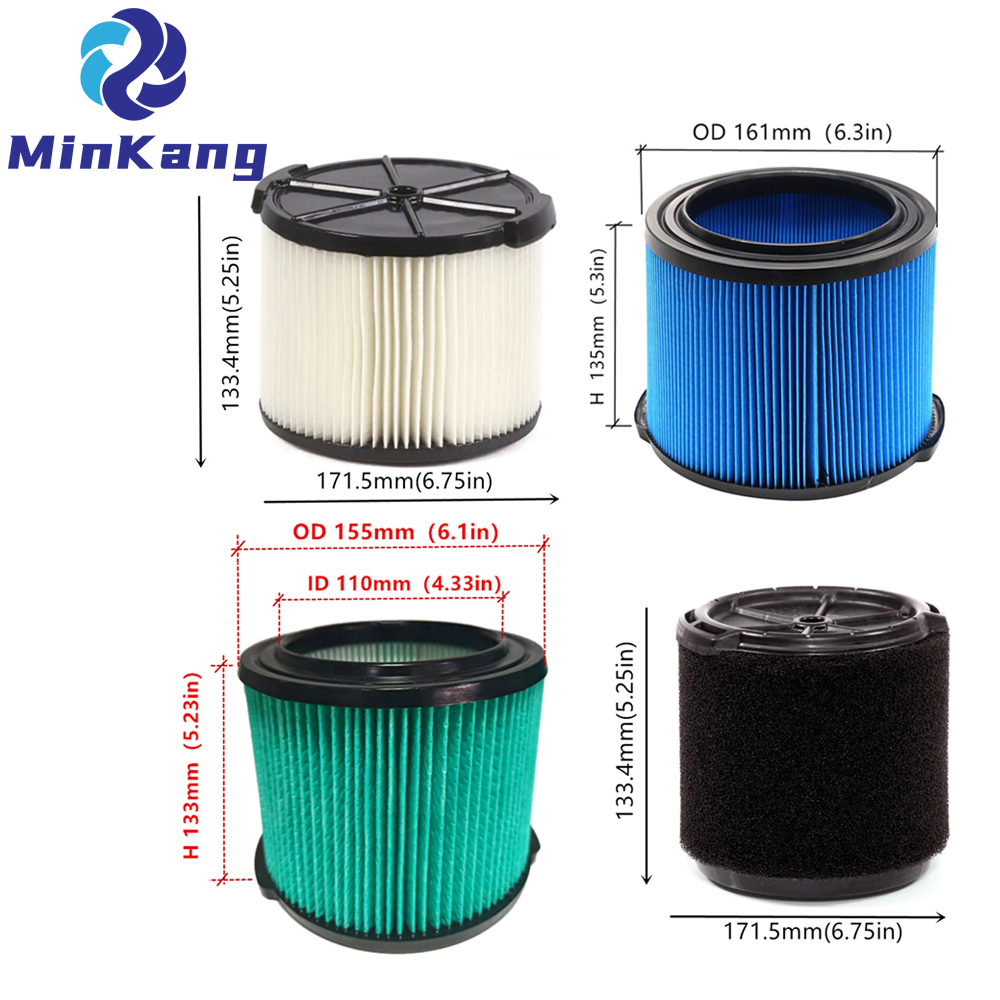 워크숍 WS11045F WS12045F WS13045F WS14045F 진공 청소기 필터 