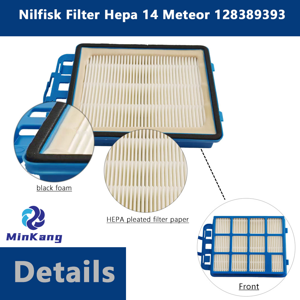 Nilfisk 필터 Hepa 14 Meteor 128389393 진공 청소기 부품용 진공 HEPA 필터 교체