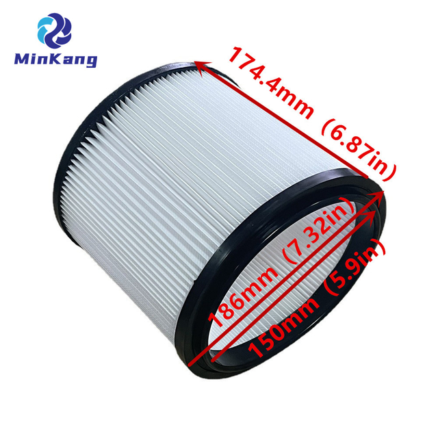 RAKVACFW2030 RYOBI AEG 20L 및 30L 진공 청소기 부품용 세척 가능 카트리지 진공 HEPA 필터