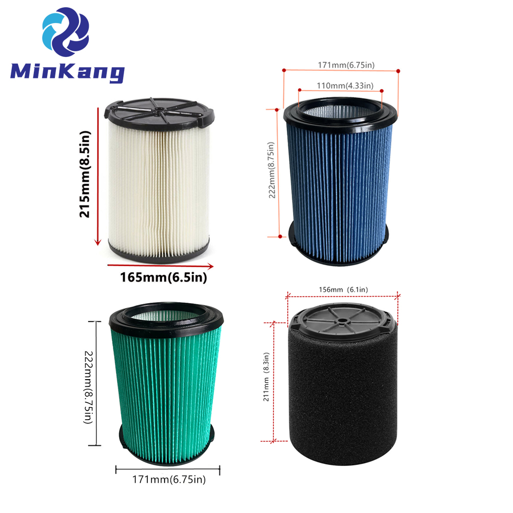 Ridgid WS21200F WS22200F WS23200F WS24200F 진공 청소기 필터 