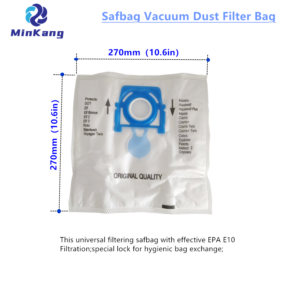 ZELMER Microfibre SAFBAG ZVCA100B 49.4000 + 진공 청소기 부품 용 필터 백 용 Safbag 진공 먼지 필터 백