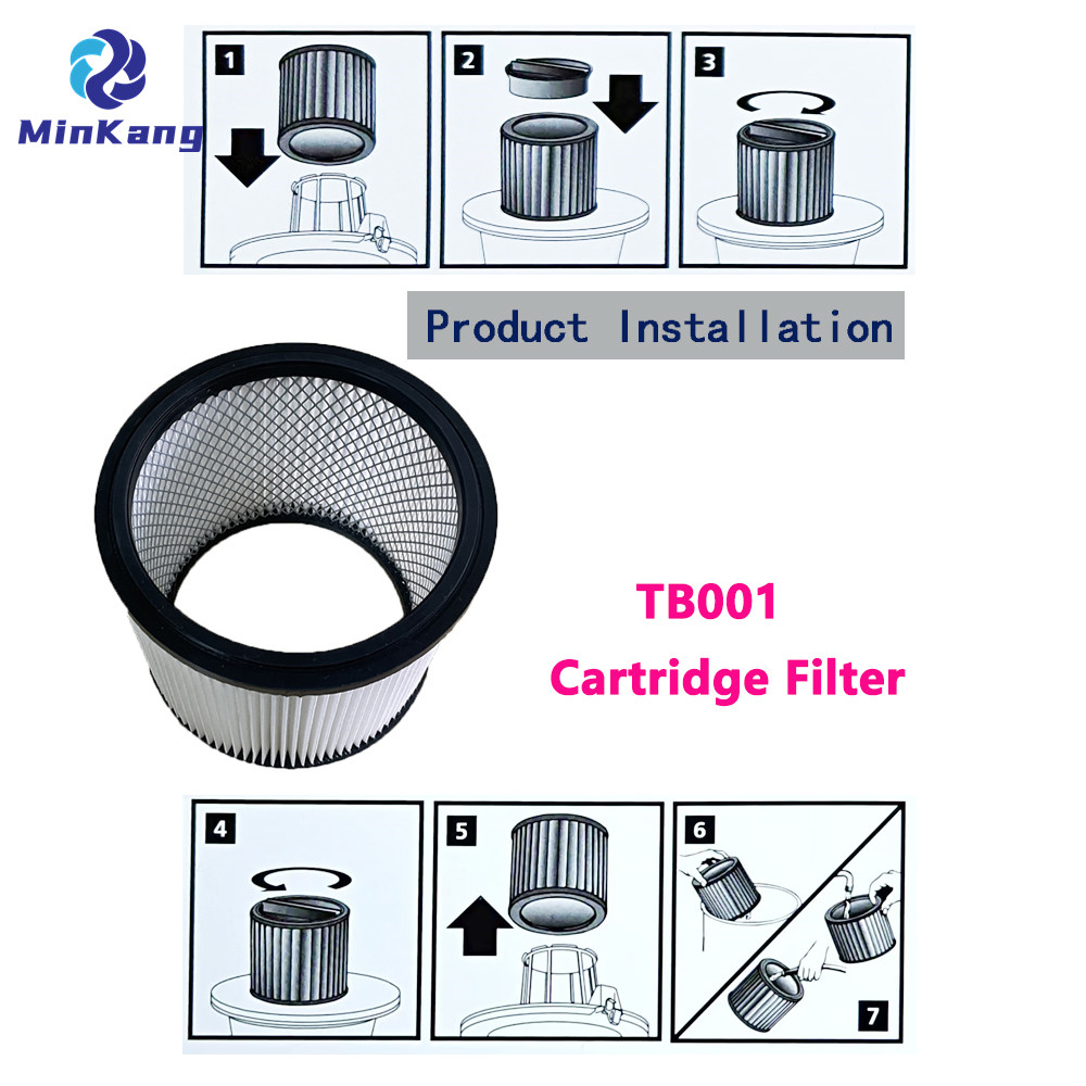 TITAN TB001,TTB350VAC용 TB001 카트리지 진공 청소기 HEPA 필터