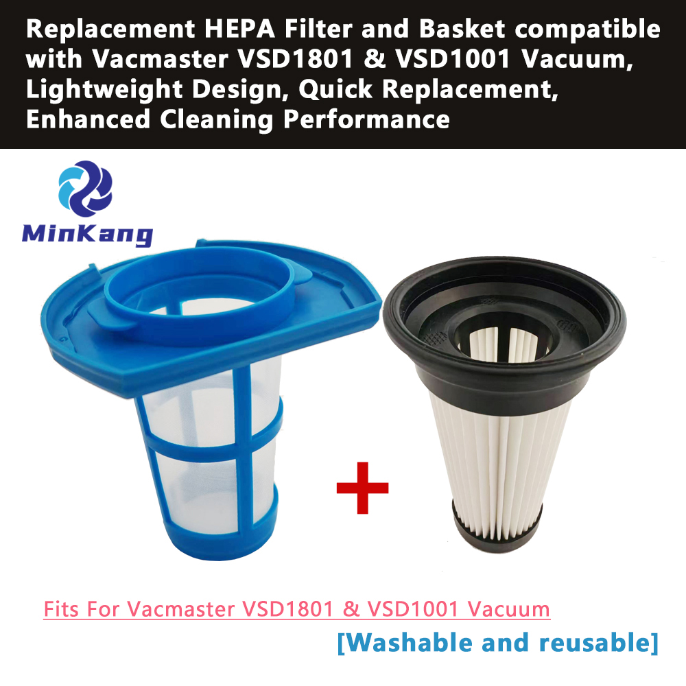 Vacmaster HEPA 필터 공급 업체 용 청소 진공 청소기 HEPA 필터 및 바스켓