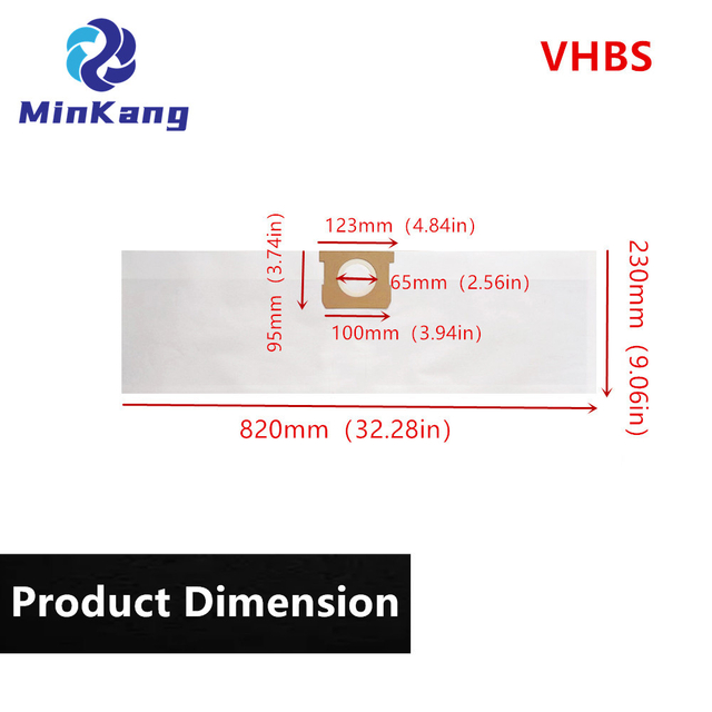 Vacmaster VJ507 VAC 5 갤런 진공 청소기 VJC507P, VJC607PF 대부분의 Shop-Vac 습식/건식 진공 청소기(5 ~ 6 갤런)용 VHBS 고효율 먼지 필터 백