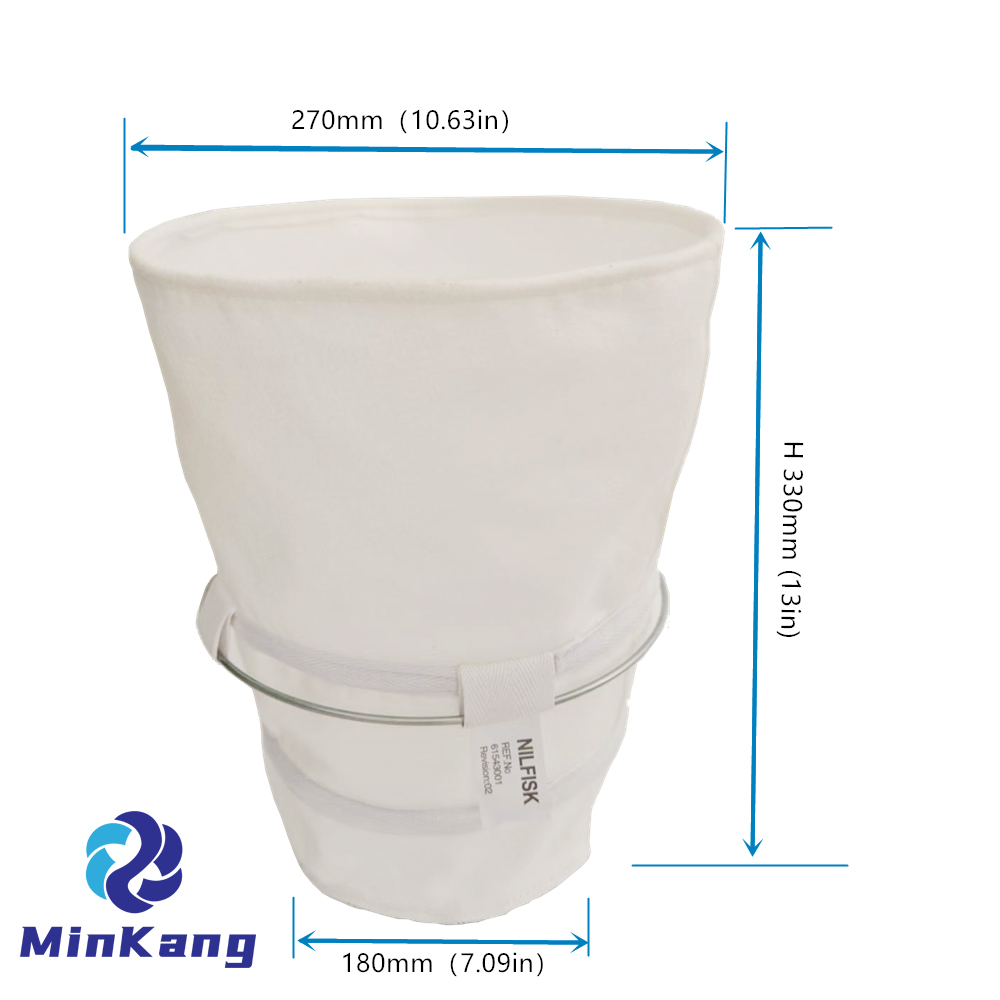  61543000/61543001 메인 먼지 필터면 가방 80 시리즈 진공 청소기 용 Nilfisk GM80C 