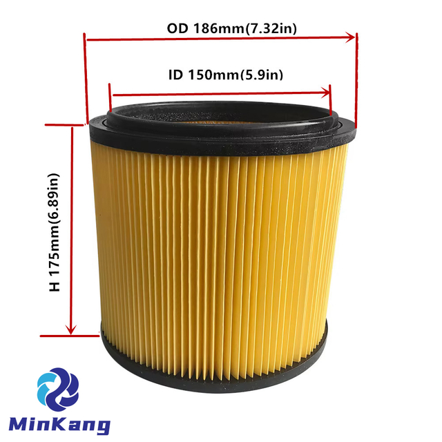 HART/Hyper Tough/Shop-Vac& Vacmaster 습식/건식 진공용 표준 카트리지 진공 필터