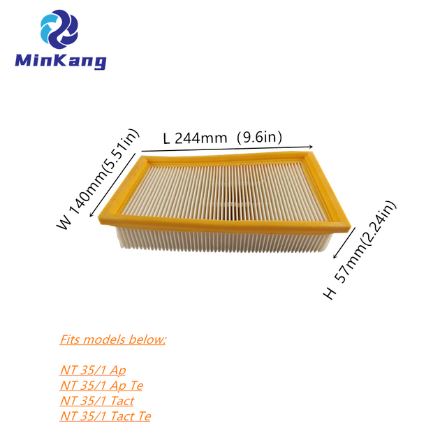 Karcher NT 30/1 Ap Te L Bosch FLEXX HILTI BAIER DUSTEX WURTH용 교체용 진공 HEPA H13 필터 